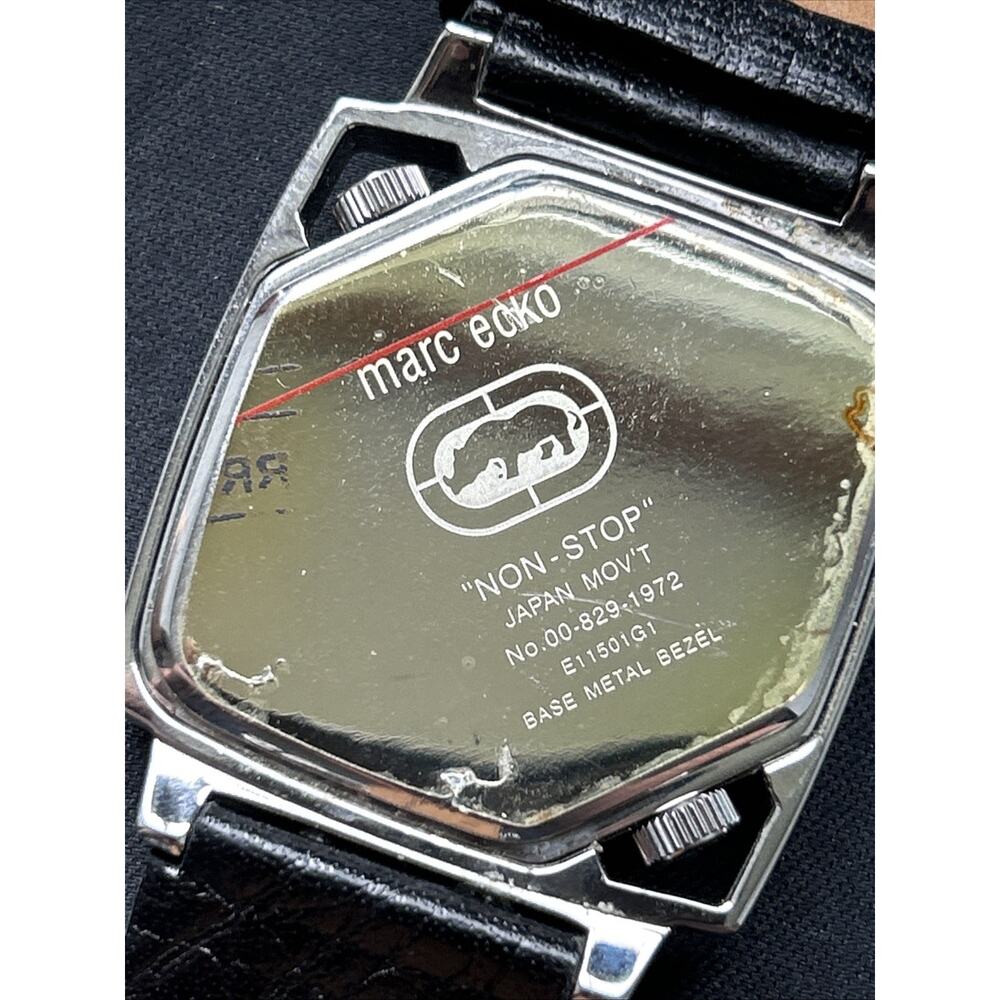 Marc Ecko “Non-Stop”Unique Silver Tone Men’s Watch - Picture 5 of 8